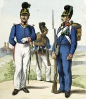 Linien-Infanterie-Leib-Regiment, Ordonnanz vom Jahre 1825, Bayern, (G.Krickel, Mitter&Sohn, p.d.).
