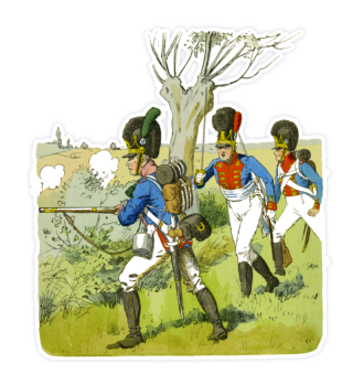 Sticker 1809 - Bayerische Infanterie