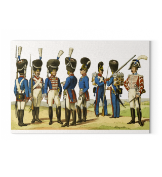 Leinwand: 1814 - Uniformen vom Grenadier